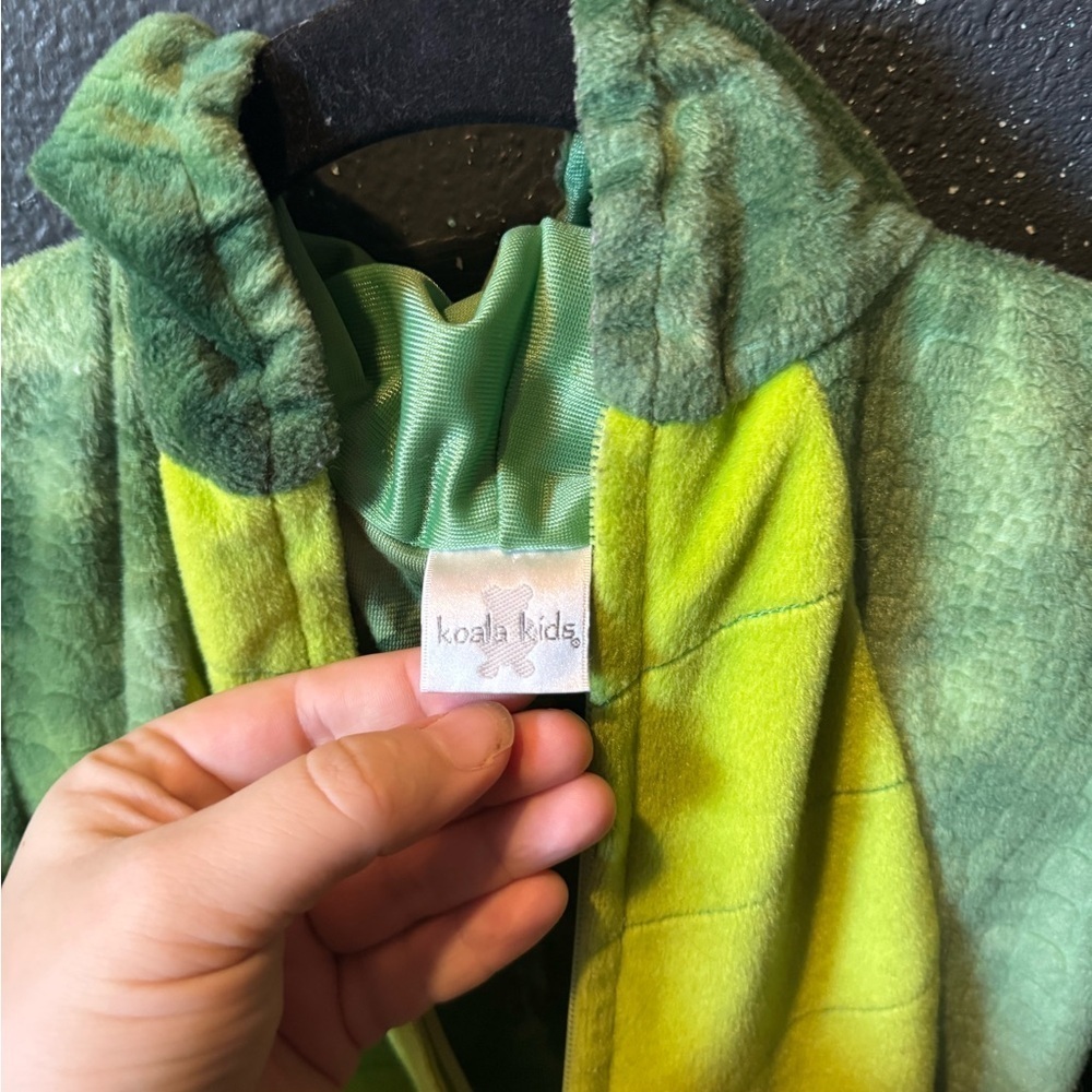 Koala Kids Green Dragon Zip Up Costume Size 2T - Picture 4 of 6